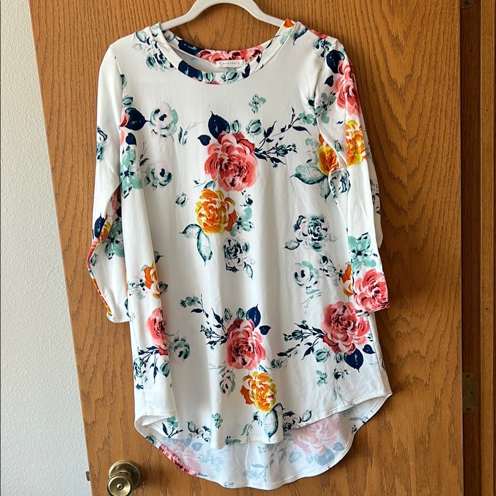 Floral Print Women's Top